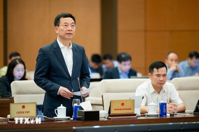 Minister of Science and Technology Nguyen Manh Hung (Photo: VNA)