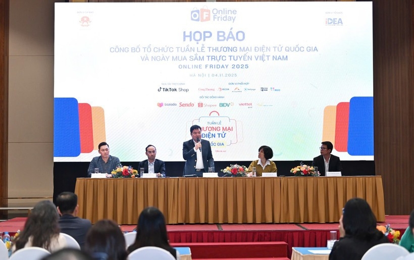 At the press conference on the National E-commerce Week and Vietnam Online Shopping Day (Online Friday) 2025 on November 4 (Photo: VNA)
