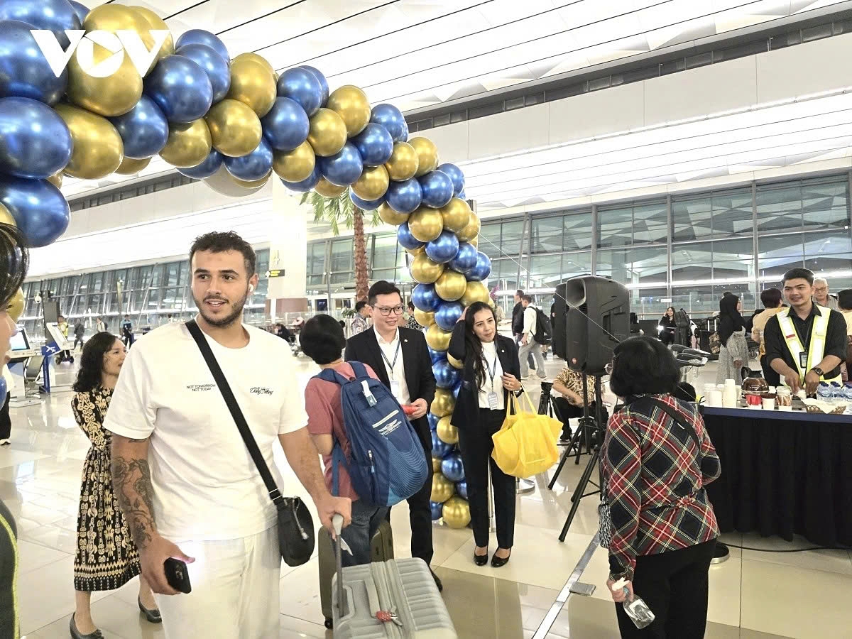 At the launch ceremony held at Soekarno-Hatta International Airport in Jakarta, Indonesia, on November 22