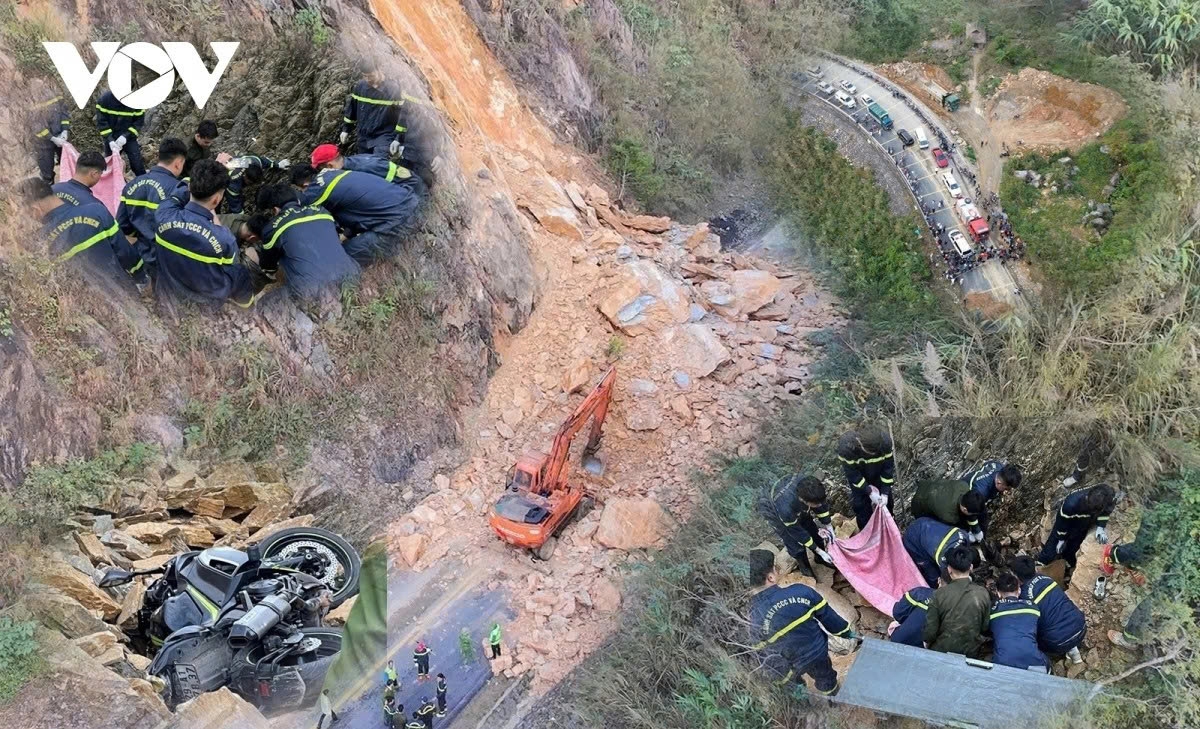 7.2. The landslide struck at approximately 2:37 p.m. on December 14, sending large volumes of soil and rock onto the roadway and bringing traffic to a standstill for several hours. Cleanup and recovery operations involved heavy machinery and coordination between road maintenance units, police and rescue forces.