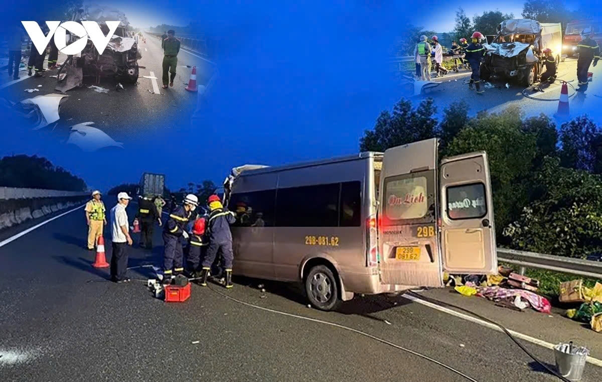 4.1. At least four people from the same family were killed and seven others injured after a 16-seater passenger van rear-ended a tractor-trailer on the Da Nang–Quang Ngai Expressway in central Vietnam early on December 9. The passenger van, carrying 12 people, was travelling from Quang Ngai to Da ang when it collided with the rear of the truck, which was hauling a trailer and moving in the same direction.