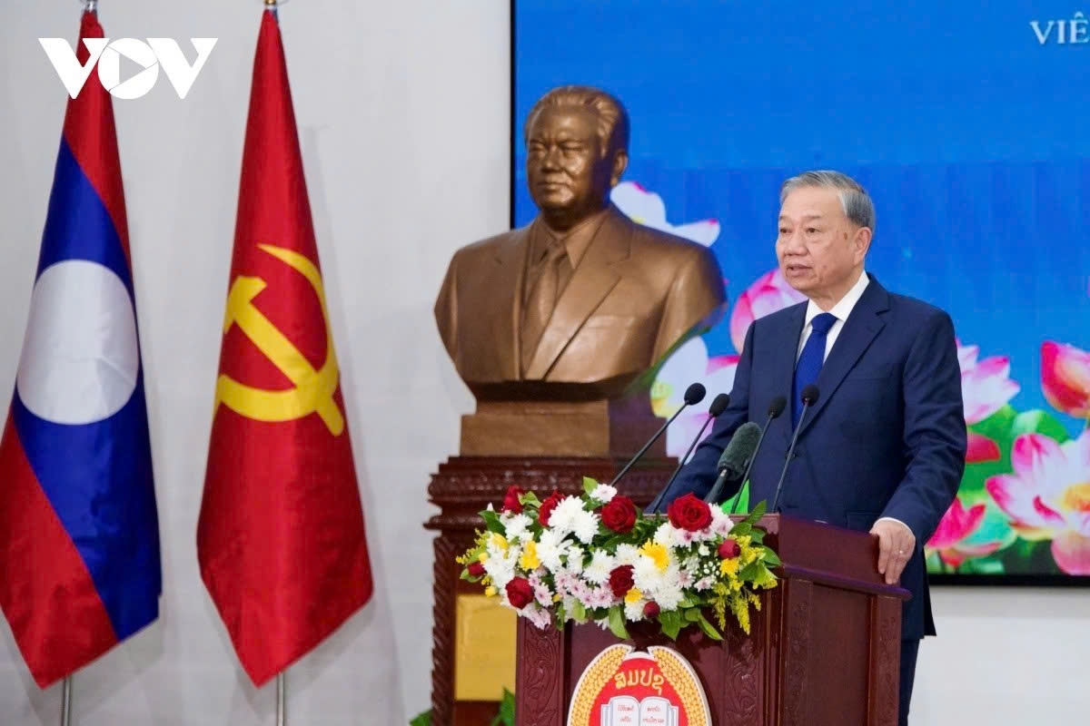 Party chief To Lam, in his key policy speech at the National Academy of Politics and Public Administration on December 1, reaffirms the deep-rooted friendship and strategic solidarity between Vietnam and Laos, highlighting that this enduring bond is crucial for the sustainable development of both countries.