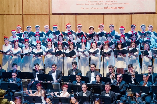 The HCM City Ballet Symphony Orchestra and Opera will host the Christmas Concert at the Opera House on December 20 and 21. (Photo courtesy of HBSO)