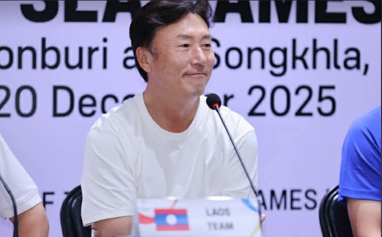 Lao head coach Ha Hyeok-jun (Photo:Vietnamnet)