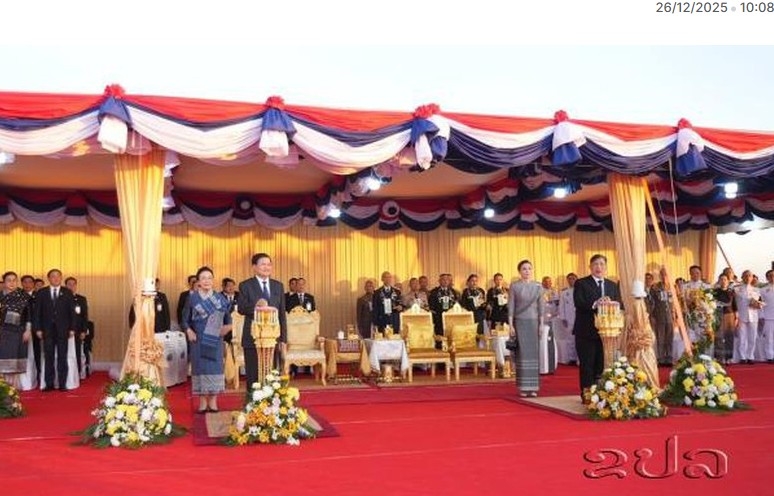 The inauguration of Lao-Thai Friendship Bridge No.5 (Photo: VGP)