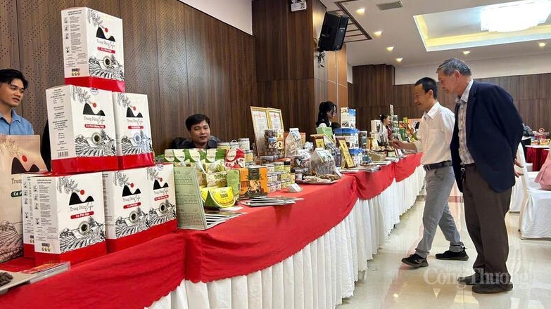 Central Highlands agricultural products on display at the event (Photo: congthuong.vn)