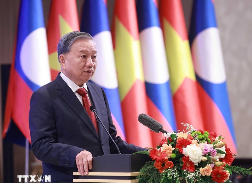 Party General Secretary To Lam speaks at the event (Photo: VNA)