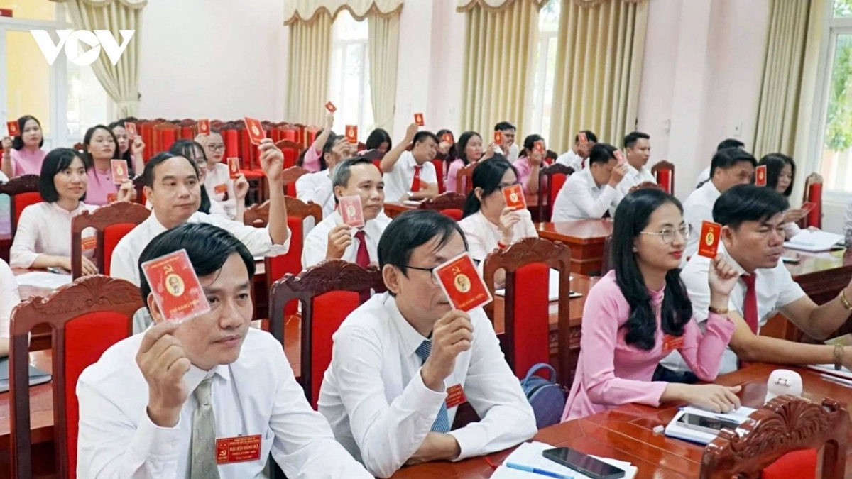 Party members in Hanoi give opinions on the frat Party documents