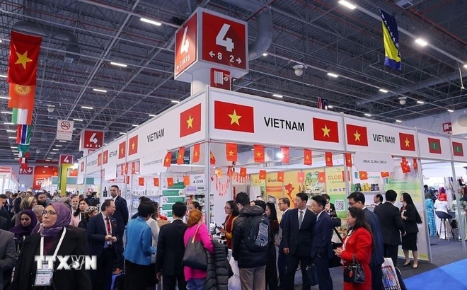 Vietnam booth at Halal Expo 2025 (Photo: VNA)