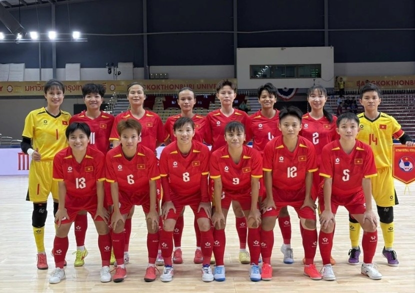 Vietnam women’s futsal team (Photo: VFF)
