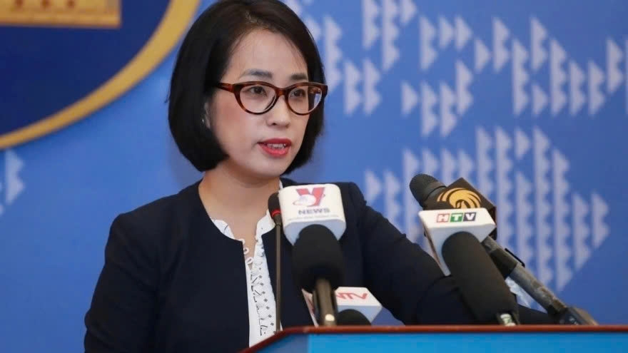 Vietnamese Ministry of Foreign Affairs spokesperson Pham Thu Hang