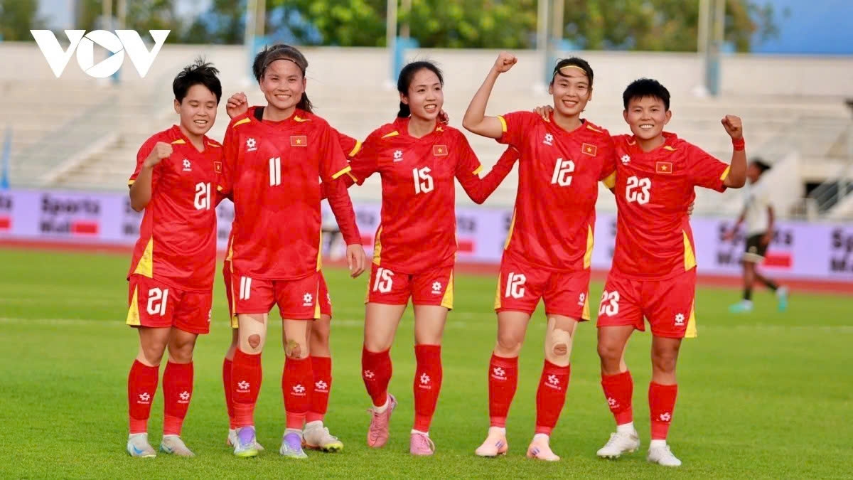 Vietnamese women footballers are in good form for their SEA Games 33 final contest against opponents the Philippines on December 17