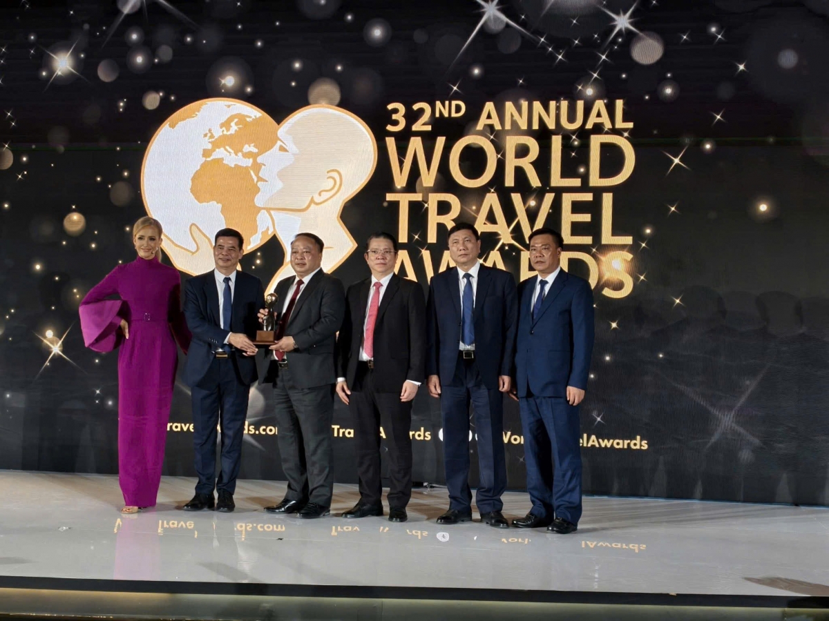 World Travel Awards 2025 honours honours UNESCO Global Geopark Dong Van Karst Plateau in Tuyen Quang province as the World’s Leading Cultural Destination 2025. (Photo: World Travel Awards)