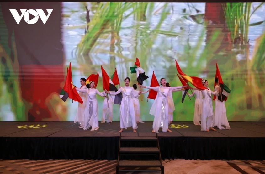 A special cultural performance at the celebration
