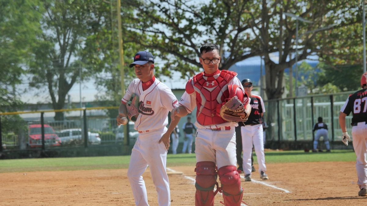 Vietnam men’s baseball team fails to reach medal round at SEA Games 33 (Photo: BBAT)