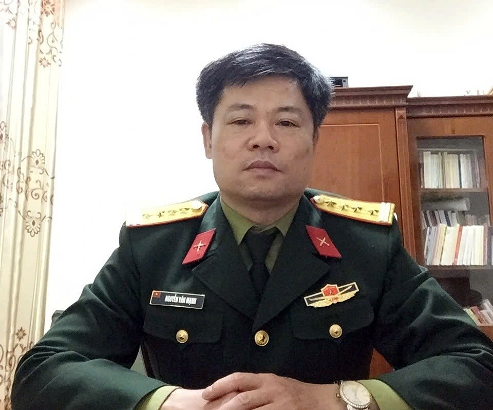 Colonel Dr. Nguyen Van Manh, head of the Department of Philosophy of the Faculty of Marxism–Leninism Theory at the National Defence Academy