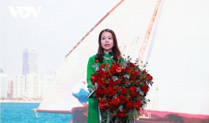 Deputy Minister of Foreign Affairs Nguyen Minh Hang addresses the event