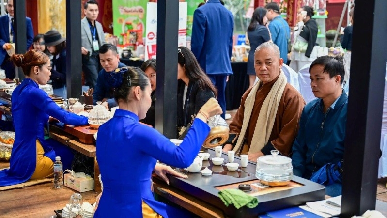 Visitors at the first-ever International Tea Festival 2025 in Hue (Photo: Organising Board)