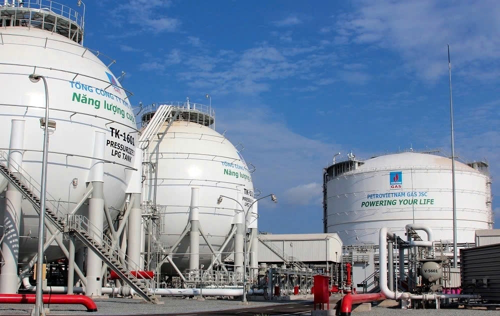 Vietnam's largest LNG terminal at Thi Vai port in Vung Tau, part of Ho Chi Minh City