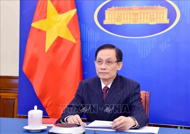 Vietnamese Minister of Foreign Affairs Le Hoai Trung.
