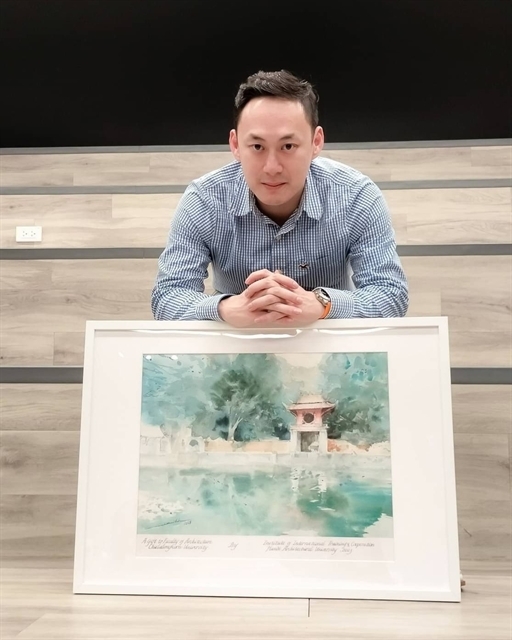 Minh Dam is co-founder of the Polish Watercolor Society and a dedicated advocate of watercolour art. Photo courtesy of MinhDam.com