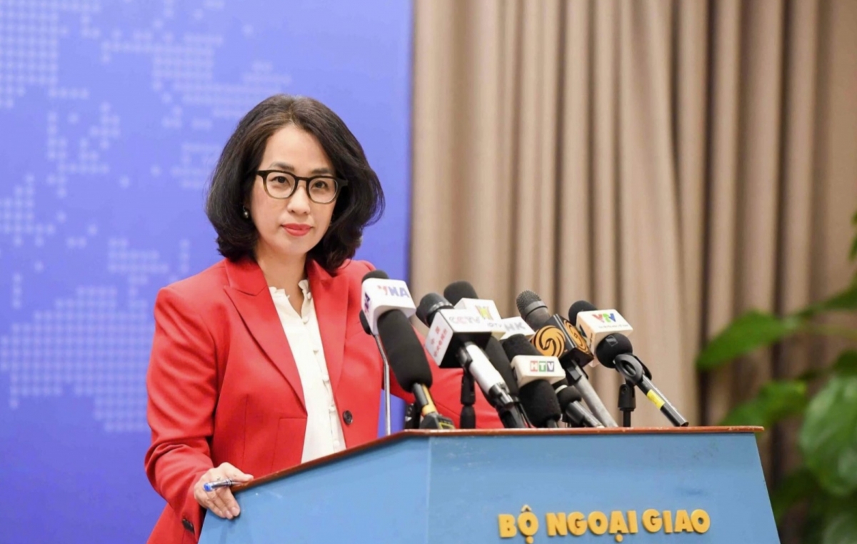 Foreign Ministry spokeswoman Pham Thu Hang