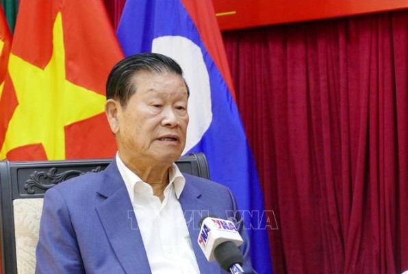 Somsavath Lengsavad, former Politburo member and former Deputy Prime Minister of Laos
(Photo: VNA)