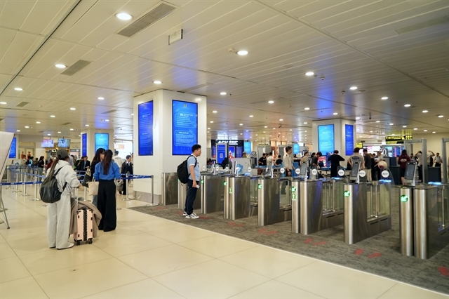 Vietnam Airlines encourages passengers to use biometric technology to streamline airport check-in and reduce waiting times. (Photo courtesy of the airlilne)