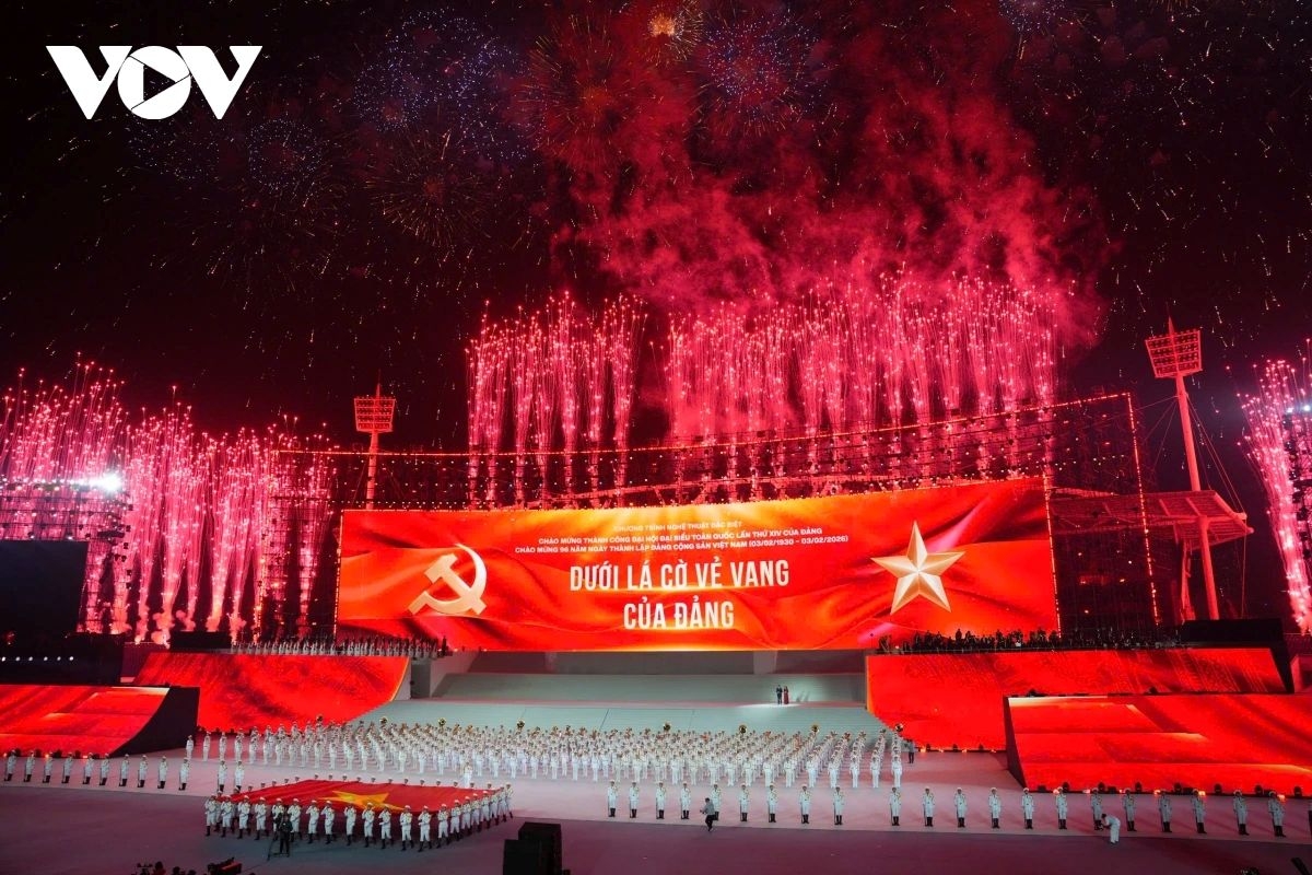 The programme is held following the success of the 14th National Congress of the Communist Party of Vietnam and is to mark the 96th founding anniversary of the Communist Party of Vietnam.