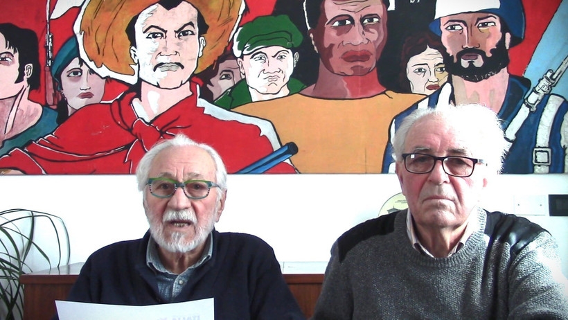 Renato Darsie, Chairman of the Italy – Vietnam Friendship Sub-Association in the Veneto region, and Franco Nube, a member of the association’s executive board, grant an interview to the Vietnam News Agency.