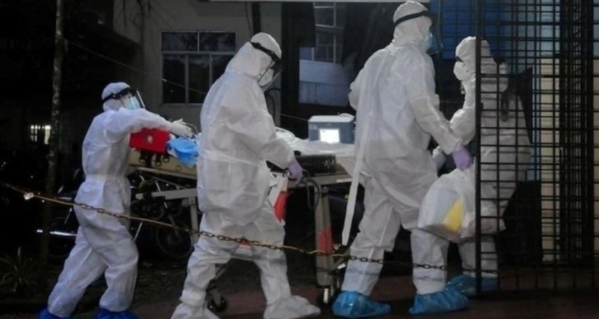 A patient diagnosed with Nipah virus infection is transferred to the intensive care unit (ICU) of a Nipah isolation ward