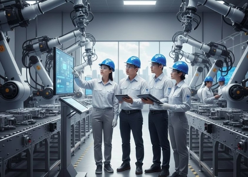 High-quality human resources are regarded as the key to Vietnam’s goal of becoming a developed, high-income country by 2045 (Illustrative image, generated by AI)