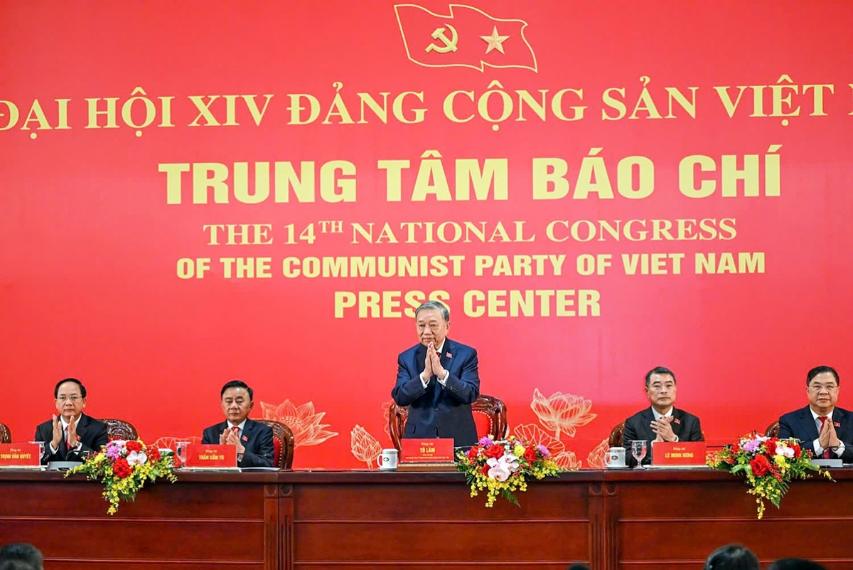 Party General Secretary To Lam chairs an international press conference on the outcomes of the 14th National Congress of the Communist Party of Vietnam