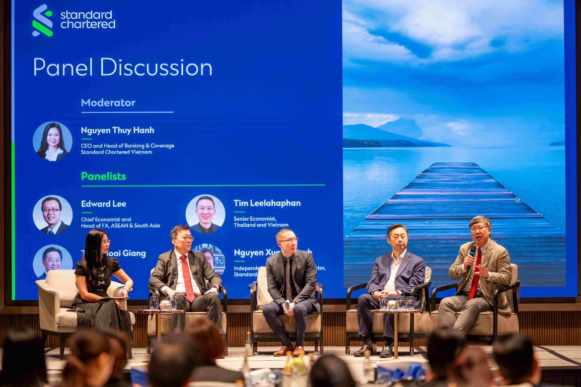 The event includes in-depth presentations and a panel discussion on global, regional, and Vietnam market dynamics
