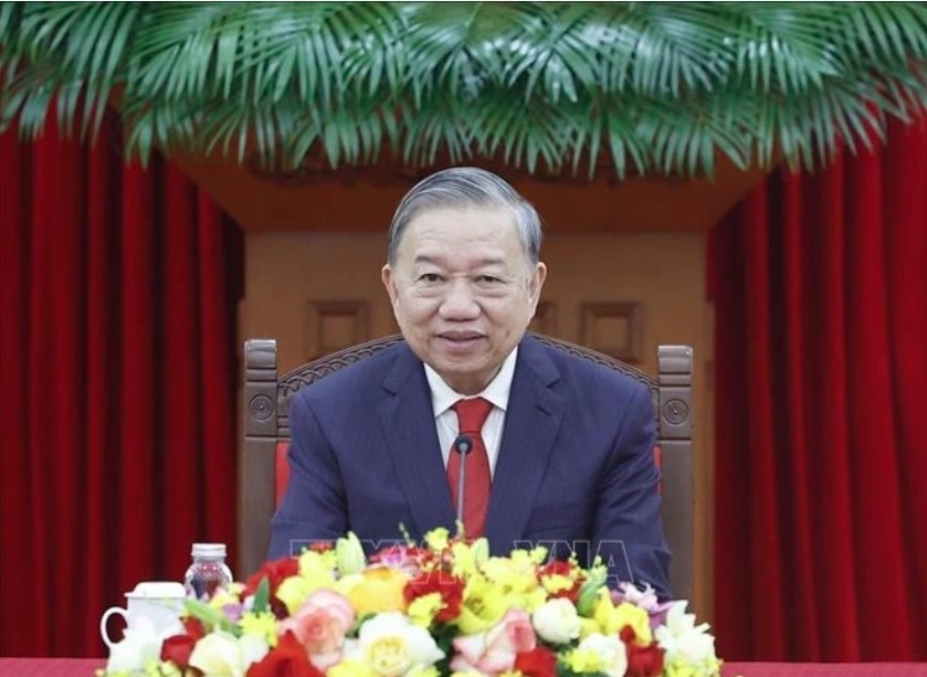 Party General Secretary To Lam holds phone talks with General Secretary and President of China Xi Jinping
(Photo: VNA)