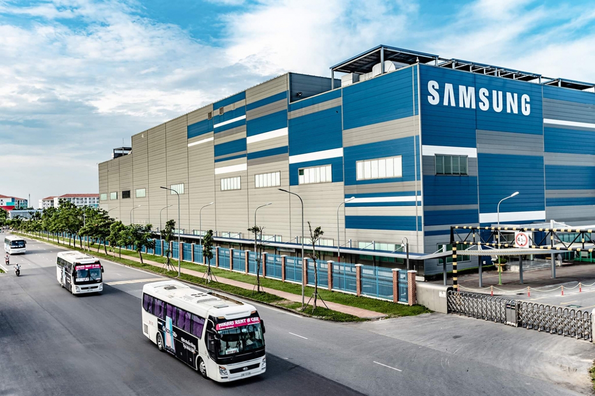 An overview of Samsung Electronics Vietnam in Bac Ninh province. (Photo: VGP)