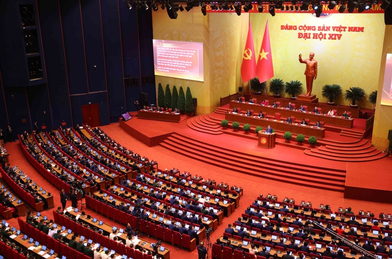 A view of the opening session of the 14th National Congress of the Communist Party of Vietnam on January 20. (Photo: VNA)