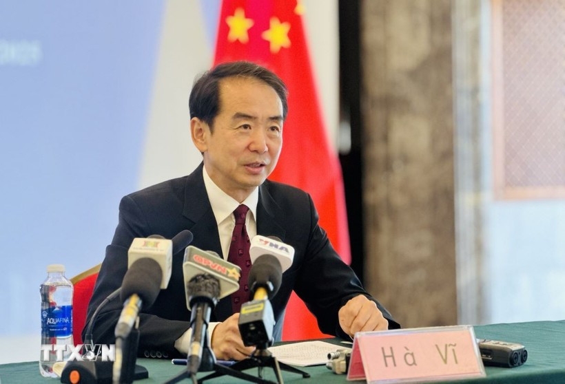 Chinese Ambassador to Vietnam He Wei. Photo: VNA