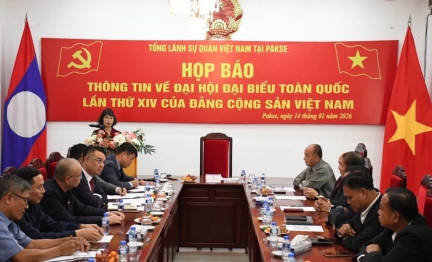 At the press briefing on the 14th National Congress of the Communist Party of Vietnam (CPV) (Photo: VNA)