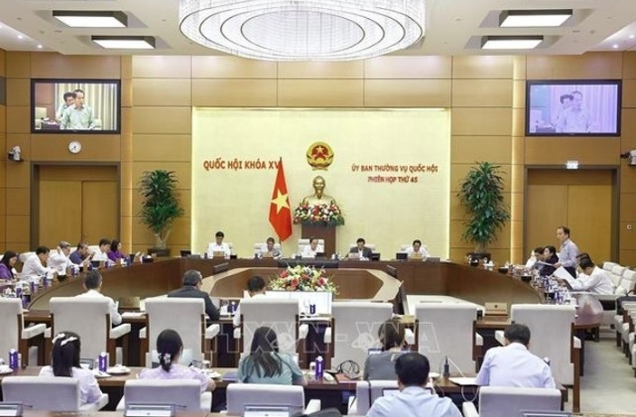 Overview of the 45th session of the National Assembly’s Standing Committee (Photo: VNA)
