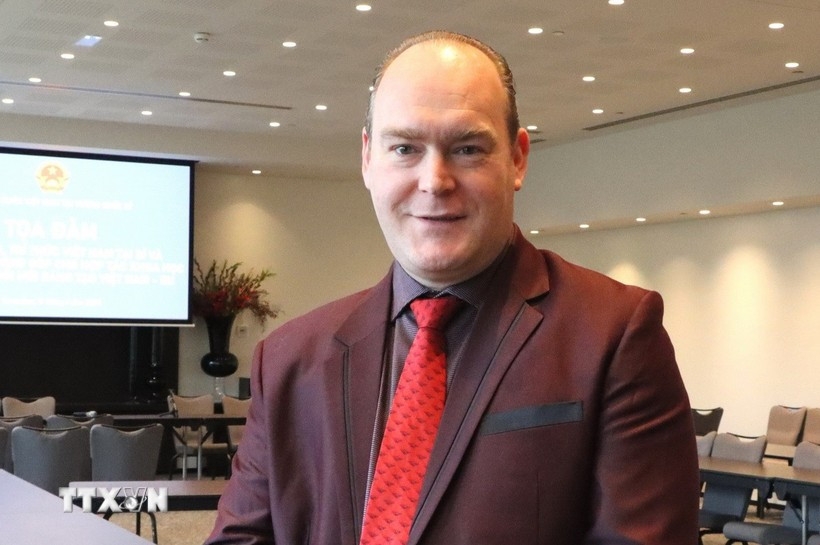 Eric Van Vaerenbergh, an energy expert and lecturer at the Brussels Engineering School (ECAM). (Photo published by VNA)