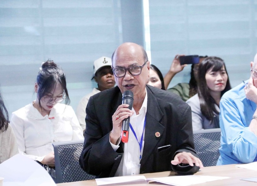 Pallab Sengupta, President of the World Peace Council. (Photo: VNA)