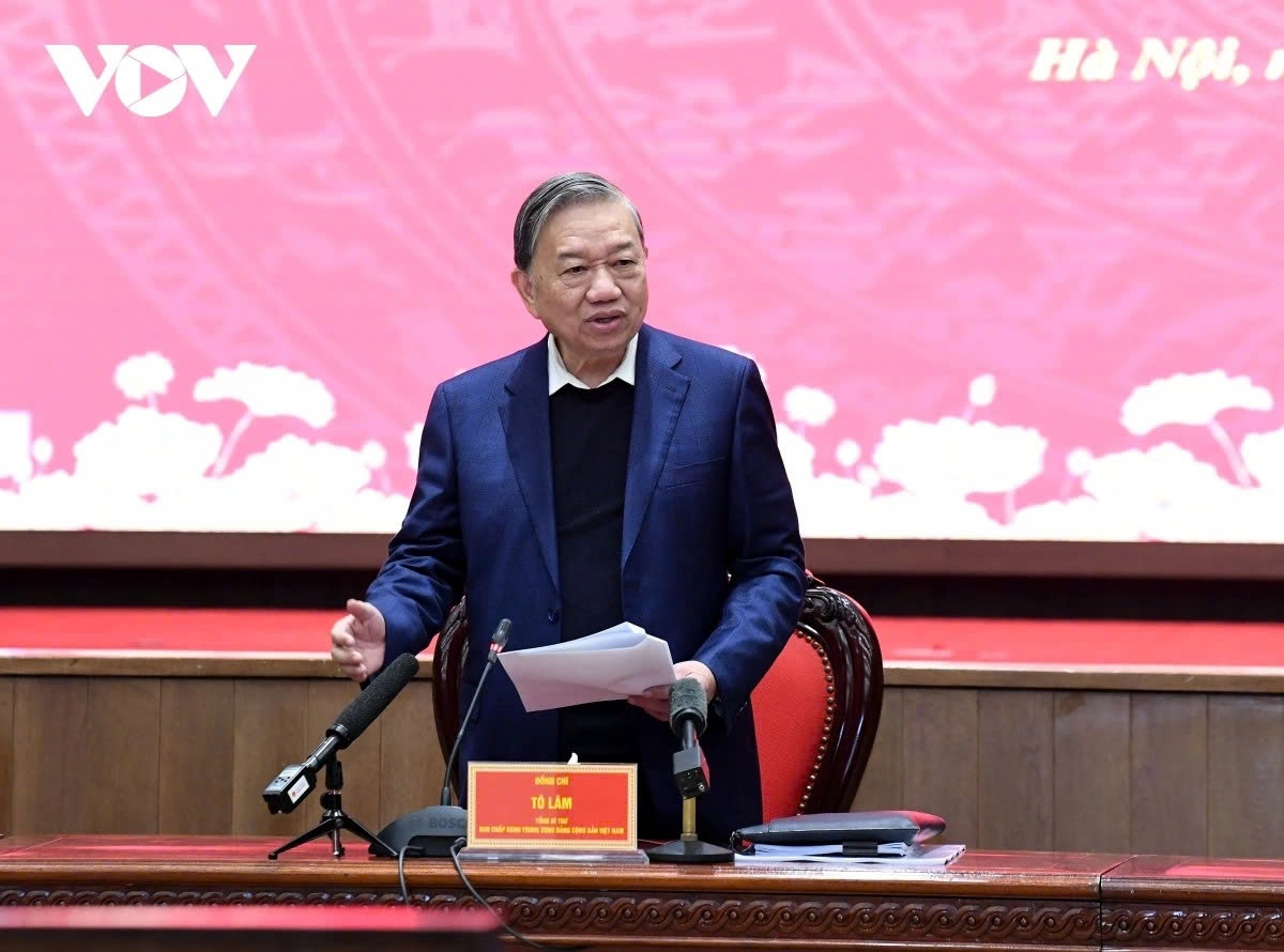 Party General Secretary To Lam says Hanoi must be operated as a national innovation centre
