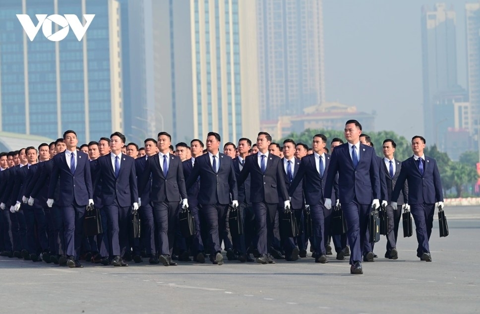 Officers from the Protective Security Force