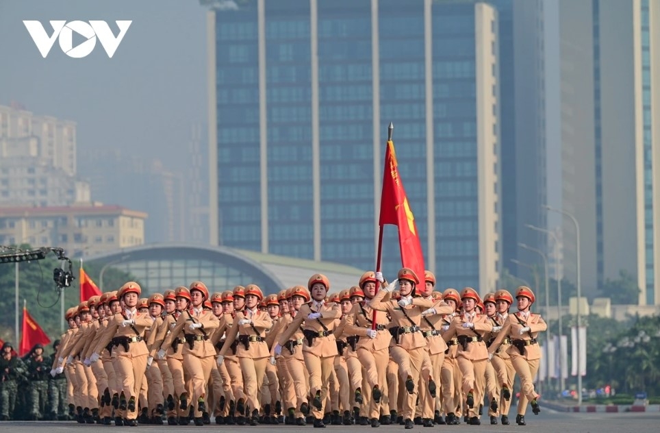 Female traffic police officers