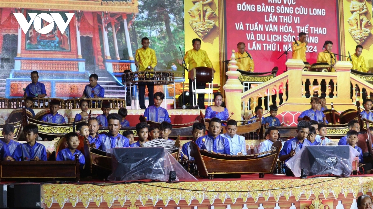 Traditional five-tone music of the Khmer ethnic community is preserved and actively promoted across southern Vietnam