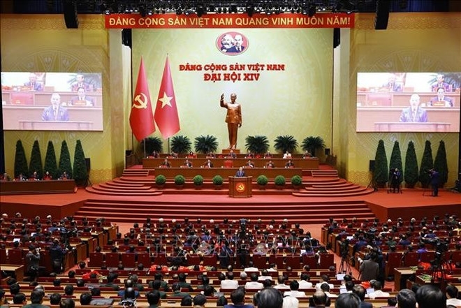 The closing session of the 14th National Party Congress on the afternoon of January 23, 2026 (Photo: VNA)
