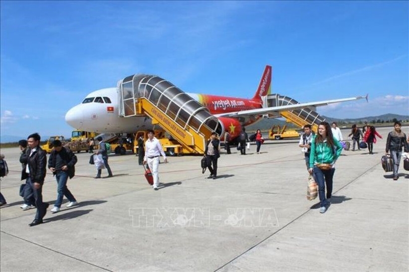 At the Lien Khuong International Airport (Photo: VNA)
