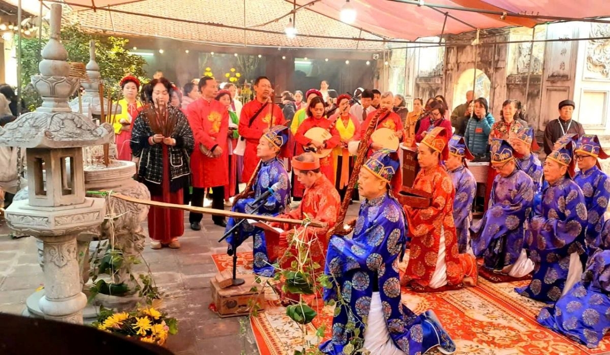 The Ngoc Ha village guardian deity festival has been preserved and held annually till today
