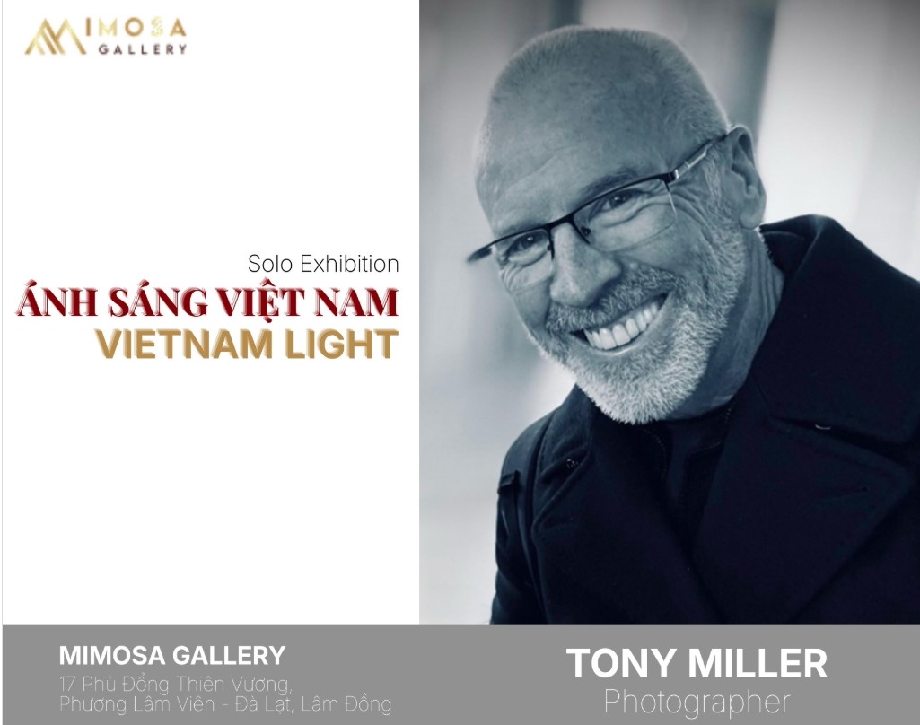 Australian photographer Tony Miller stages art exhibition “Vietnam Light” in Da Lat. (Photo of the organisers)